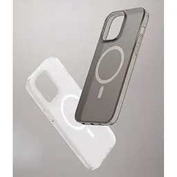 Чохол Vokamo Glacier для iPhone 15 з магнітом білий матовий - мініатюра 4