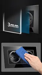Розетка з заземленням SIXWGH та USB-портами Білий (WH034W) - мініатюра 3