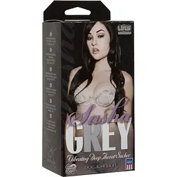 Вібромастурбатор ротик Doc Johnson Sasha Grey - UltraSkyn Vibrating Deep Throat Sucker - мініатюра 2