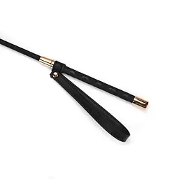 Шльопалка-сердечко Liebe Seele Black Organosilicon Riding Crop - мініатюра 3