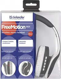 Навушники бездротові Defender Free Motion B525 (Біло-сірі) - мініатюра 4