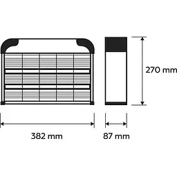 Світильник для знищення комах Eurolamp 2x10W IP 20 220V для внутрішнього використання (5) - мініатюра 3