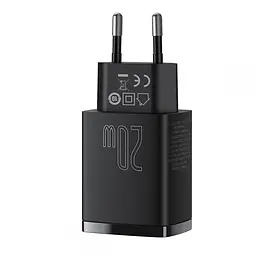 Мережевий зарядний пристрій Baseus Compact Quick Charger 20W (CCXJ-B01) Black [65837] - мініатюра 3