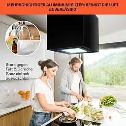Острівна витяжка Klarstein Chandelier Smart Island (10035710) - мініатюра 6