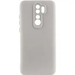 Чохол TPU GETMAN Liquid Silk Full Camera для Xiaomi Redmi Note 8 Pro Сірий / Lavender