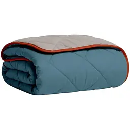Покривало Cosas OCEAN SAND CS8 200х230 см стьобане двостороннє на ліжко та диван (Blanket_68Sky_84Quartz_kt_103Orange_200x230)