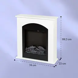 Електричний камін Klarstein Elbrus 2000 Вт,до 30 м² (10037971) - мініатюра 5
