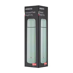 Термос Ardesto Bright City із нержавіючої сталі 1000 мл зелений AR2610GR - мініатюра 2