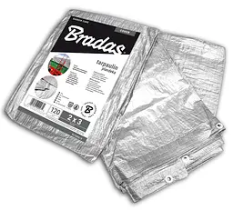 Тент посилений Bradas SILVER 120 г/м² 10 x 15 м PL12010/15