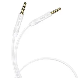 Аудіокабель Borofone BL16 Clear sound AUX audio cable білий - мініатюра 3
