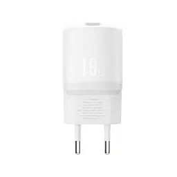 Мережевий зарядний пристрій XO L157(EU) QC3.0 18W charger with TYPE-C cable (NB103) Білий