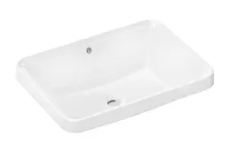 Умивальник Hansgrohe Xuniva Q врізний на стільницю з переливом SmartClean white 61066450
