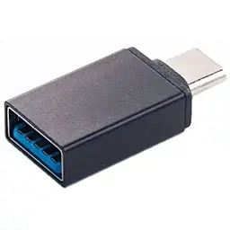 Перехідник Dengos ADP-009 OTG USB - Type-C Black - мініатюра 2