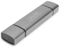 Кардрiдер Digitus USB-C/USB 3.0 SD/MicroSD (DA-70886) - мініатюра 2