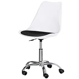 Крісло Evo-Kids Capri White / Black 4 шт. (H-231 W/B-Х4) - мініатюра 2