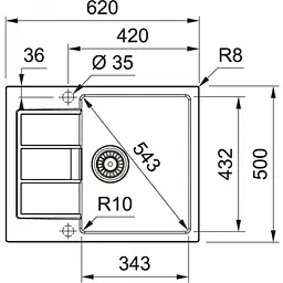 Кухонна мийка Franke Sirius S2D 611-62 143.0627.288 - мініатюра 7