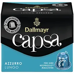 Набір кава в капсулах Dallmayr Lungo Azzurro 10 капсул 56 г