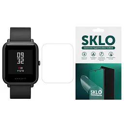 Захисна гідрогелева плівка SKLO (екран) 4шт. для Amazfit Bip S Lite Матовий