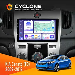 Штатна магнітола KIA Forte (TD) 2009-2012 Cyclone C9-011 4x64, DSP Cyclone (НФ-00008113)