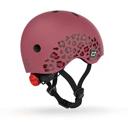 Шолом захисний дитячий Scoot and Ride з ліхтариком 45-51 см вишневий (SR-181206-WILDCAT) - мініатюра 5