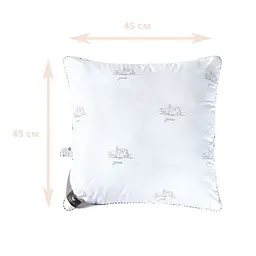 Подушка антиалергенна Ideia Super Soft Classic, 45х45 см, біла (8000012306) - мініатюра 5
