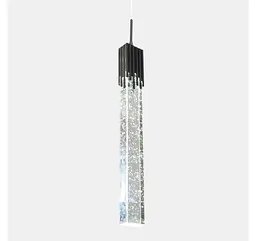 Світлодіодний підвіс Artlight 2006/1BK з бульбашковим склом, чорний, 5 Вт - мініатюра 5