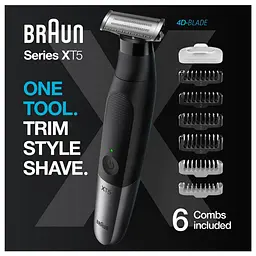 Тример для тіла (бодігромер)/Тример для бороди та вусів Braun XT5200 - мініатюра 7
