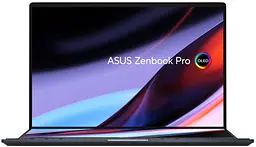 Ноутбук ASUS Zenbook Pro 14 Duo UX8402VV-P1046 14.5' 2.8K OLED, Intel i9-13900H, 32GB, F2TB, NVD4060-8, NoOS, Чорний (90NB1172-M002V0) - мініатюра 3