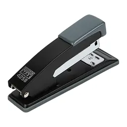 Степлер Buromax металевий, JOBMAX, 20 аркушів, (скоби №24; 26), 112 х 44 х 34 мм, чорний (BM.4258-01) - мініатюра 2