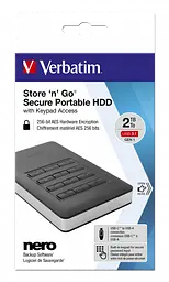 Зовнішній жорсткий диск Verbatim Store'n'Go G1 2 TB чорний (53403) - мініатюра 5