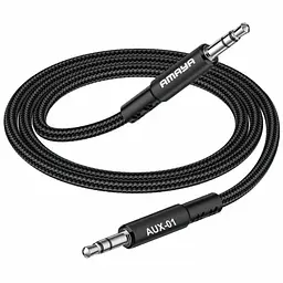 Аудіо кабель Aux Amaya AUX-01 (1m) Black