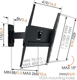 Настінне кріплення Vogels MA3030 (6374681) - мініатюра 5