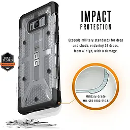 Чохол прозорий протиударний UAG Plasma (Original) (GLXS8PLS-L-IC) для Samsung Galaxy S8 Plus (6.2") Ice - мініатюра 3