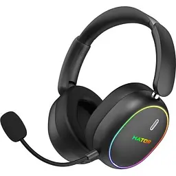 Навушники Hator Phoenix 2 Wireless Hi-Res SyncHUB connection Black (ESH40) - мініатюра 2