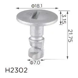 Гвинт із швидкою фіксацією Volkswagen, Audi, Skoda, Seat, Mercedes (8D0805121, 19987) (H2302)
