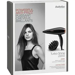 Фен Babyliss DC 2200 Вт чорний (D570DE) - мініатюра 4