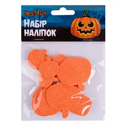 Набір наліпок Yes! Fun Halloween Кумедні гарбузи 12 шт. (974475) - мініатюра 2