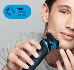 Електробритва Braun Series 5 51-B1000s Black/Blue - мініатюра 4