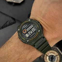 Чоловічий годинник Casio W-216H-3B Темно-Зелений ( AT1141-0120 ) - мініатюра 7