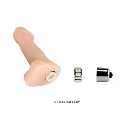 Вібратор Slick Pleasure Love Clone 12 см (тілесний) - мініатюра 12