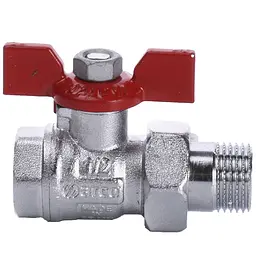Кран кульовий прямий з американкою Arco 1/2″ Turia 0117208 - мініатюра 2