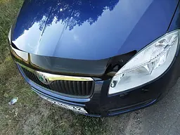 Дефлектор капоту мухобійка Skoda Fabia 2007-2009
