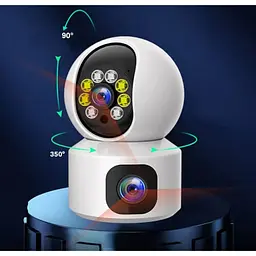 Домашня камера відеоспостереження XPRO Wi-Fi 2Dual Lens PTZ V380Pro 4MP (43301-_607) - мініатюра 2