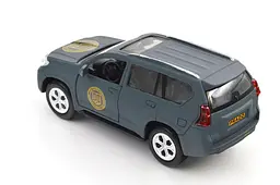 Іграшкова машинка позашляховик Toyota Prado Шеврони Героїв TechnoDrive KM6189 - мініатюра 5