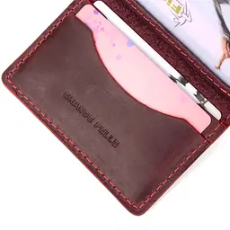 Шкіряна візитниця GRANDE PELLE 10х7х1 см acs0018806 - мініатюра 4