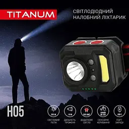 Ліхтар Titanum 250Lm 6500K (TLF-H05) - мініатюра 3