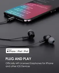 Навушники PALOVUE Lightning з мікрофоном для iPhone - мініатюра 3
