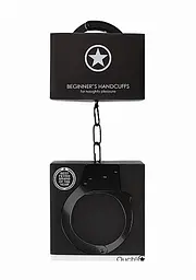 Наручники - Ouch! Beginner's Handcuffs Black - мініатюра 2