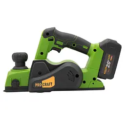 Акумуляторний рубанок Procraft PE20BL 20 В, безщітковий, 82 мм, з 1 АКБ та ЗП, кейс