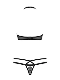 Комплект білизни Obsessive 838 S/M чорний - мініатюра 6